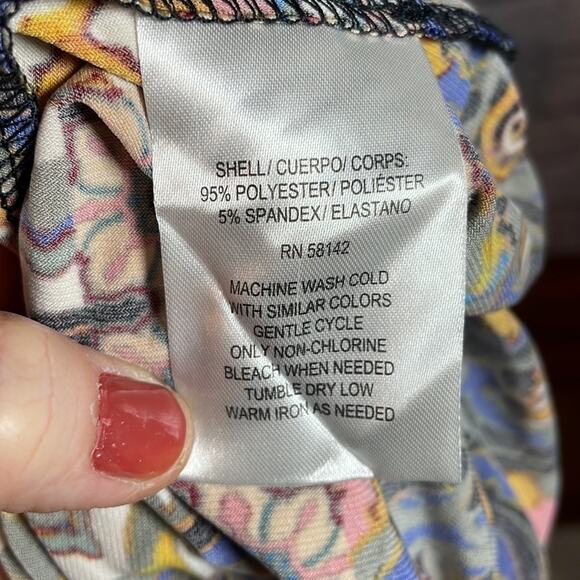 London Times medallion print shift dress - Picture 6 of 6